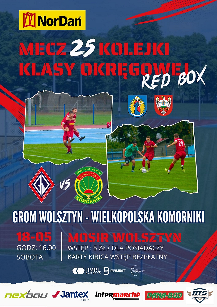 Mecz piłkarski - Grom WOLSZTYN