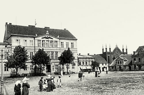 Ratusz w Wolsztynie pocztek XX wieku